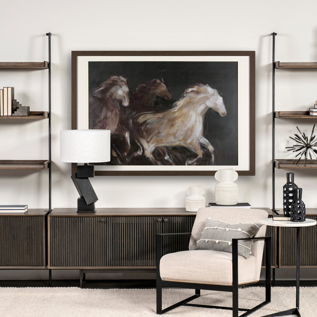 Running Wild - Speed by Mercana Studio Hand Embellished Textured Framed Art Print Matted under Glass from Mercana - Luna Furniture