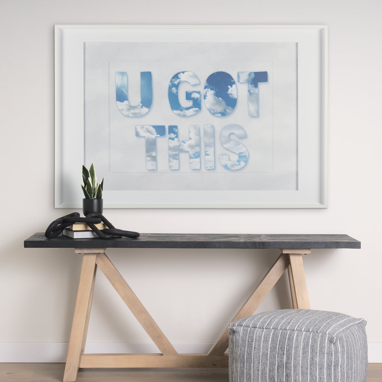 Simple Voice -This by Mercana Studio a Framed Art Print Matted under Glass from Mercana - Luna Furniture