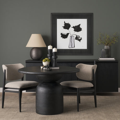 Organic Line Drawing II by Mercana Studio Hand Embellished Framed Art Print Matted under Glass from Mercana - Luna Furniture