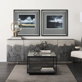 Stormy Skys I by Mercana Studio a Hand Embellished Textured Framed Art Print Matted under Glass from Mercana - Luna Furniture