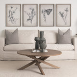 Wild Aster Monarch Butterfly III Mercana Studio Hand Embellished Framed Art Print Matted under Glass from Mercana - Luna Furniture