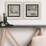 Fireside IV by Mercana Studio a Hand Embellished Textured Framed Art Print Matted under Glass from Mercana - Luna Furniture