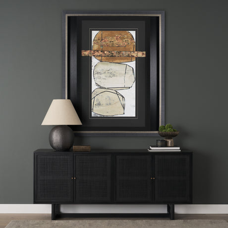 Dim Sum II by Nancy Ngo a Hand Embellished Textured Framed Art Print Matted under Glass from Mercana - Luna Furniture