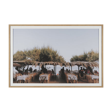 Greek Feast by Kelly Frere FramedPhoto Print Matted under Glass from Mercana - Luna Furniture
