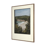 Maine Beach View by Kelly Frere Hand-Embellished FramedPhoto Print Matted under Glass from Mercana - Luna Furniture
