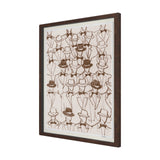 Hats & Bow Ties by Mercana Studio Hand-Embellished Framed Artwork Matted under Glass from Mercana - Luna Furniture