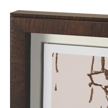 Hats & Bow Ties by Mercana Studio Hand-Embellished Framed Artwork Matted under Glass from Mercana - Luna Furniture