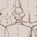 Hats & Bow Ties by Mercana Studio Hand-Embellished Framed Artwork Matted under Glass from Mercana - Luna Furniture