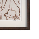 Bow Ties by Mercana Studio Hand-Embellished Framed Artwork Matted under Glass from Mercana - Luna Furniture