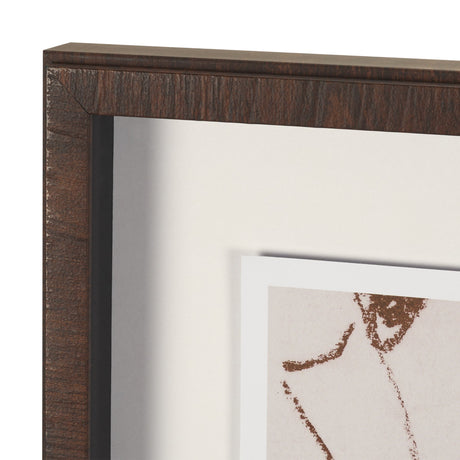 Bow Ties by Mercana Studio Hand-Embellished Framed Artwork Matted under Glass from Mercana - Luna Furniture