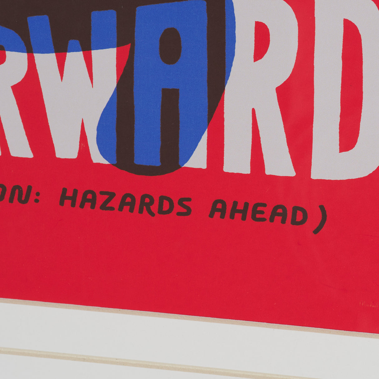 Motivation Mantra I by Michael Mullan Framed Artwork Matted under Glass from Mercana - Luna Furniture
