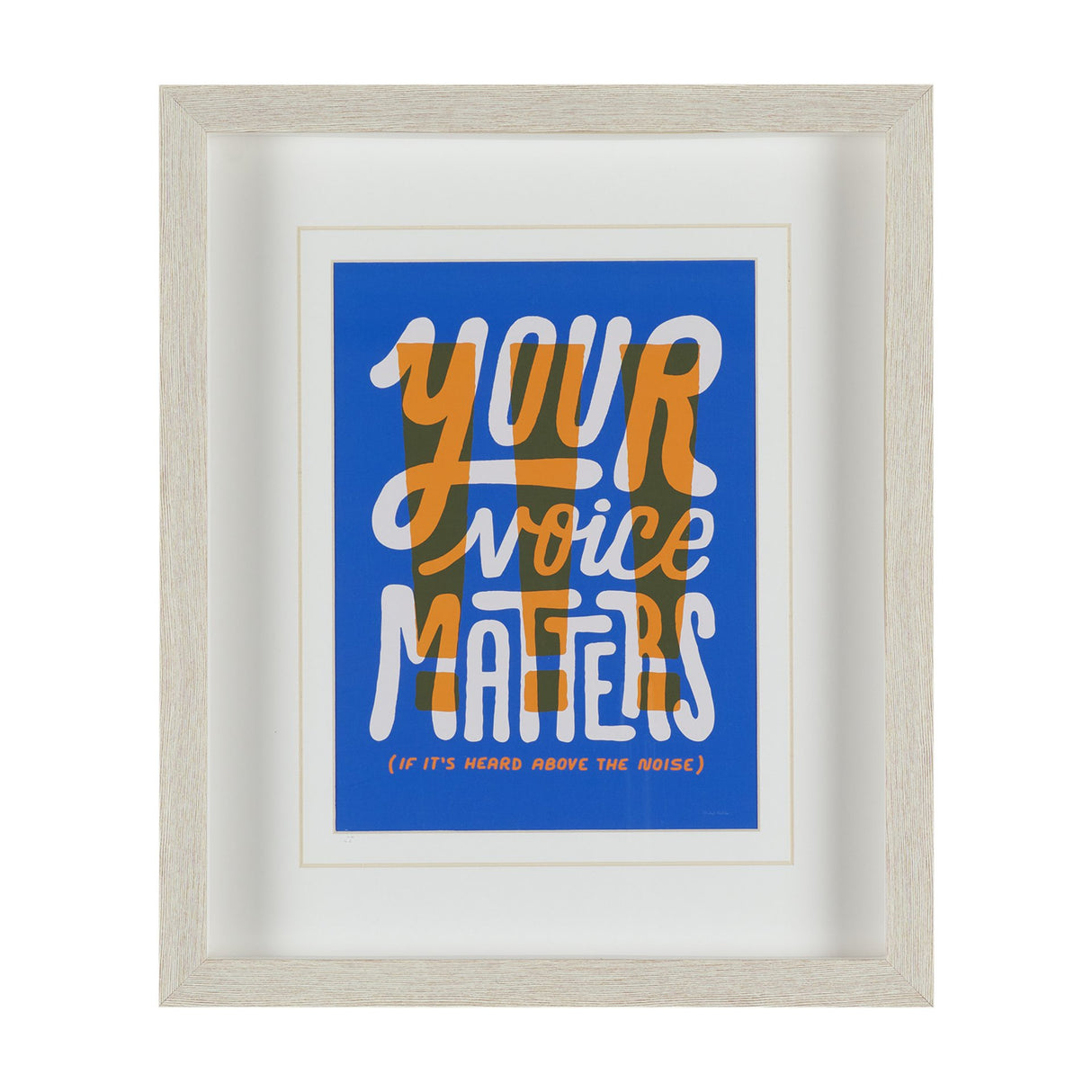 Motivation Mantra II by Michael Mullan Framed Artwork Matted under Glass from Mercana - Luna Furniture