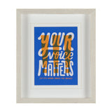 Motivation Mantra II by Michael Mullan Framed Artwork Matted under Glass from Mercana - Luna Furniture