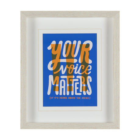 Motivation Mantra II by Michael Mullan Framed Artwork Matted under Glass from Mercana - Luna Furniture