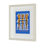 Motivation Mantra II by Michael Mullan Framed Artwork Matted under Glass from Mercana - Luna Furniture