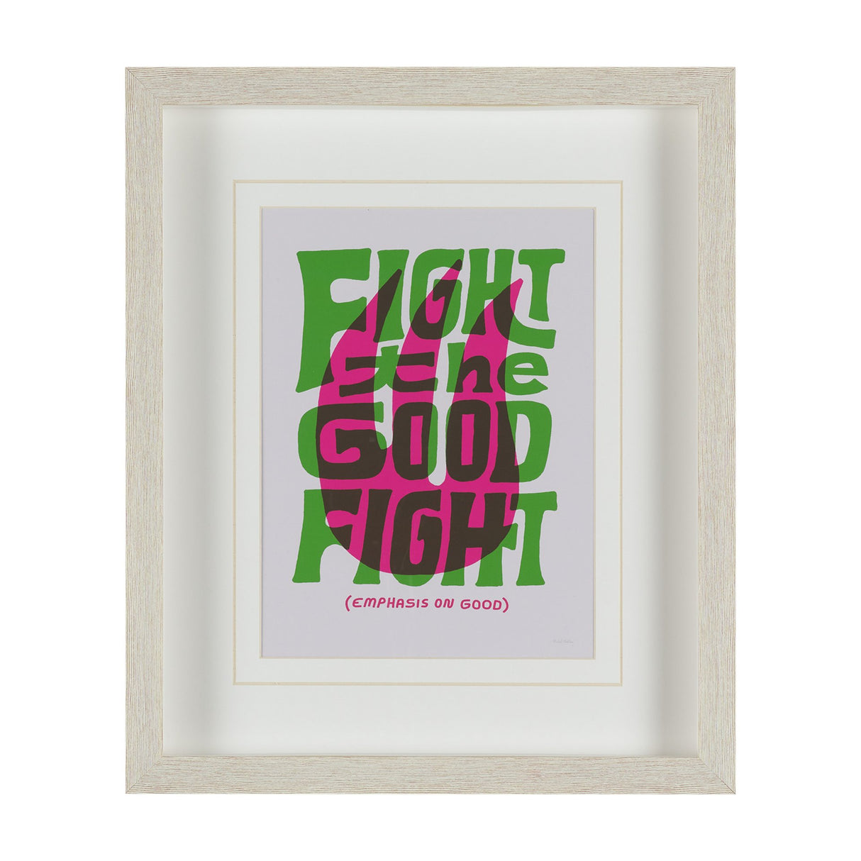 Motivation Mantra IV by Michael Mullan Framed Artwork Matted under Glass from Mercana - Luna Furniture
