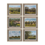 Country View(Set of 6) by Mercana Studio Hand-Embellished Textured Framed Artwork Matted under Glass from Mercana - Luna Furniture