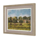 Country View(Set of 6) by Mercana Studio Hand-Embellished Textured Framed Artwork Matted under Glass from Mercana - Luna Furniture