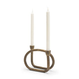 Serpens Brass Metal Large Candleholder