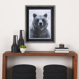 Animal Portrait III (Bear) by Mercana Studio Hand Embellished Framed Art Print Matted under Glass from Mercana - Luna Furniture