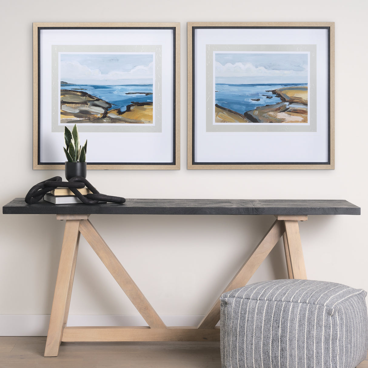 Grey Sky II by Mercana Studio a Hand Embellished Textured Framed Art Print Matted under Glass from Mercana - Luna Furniture