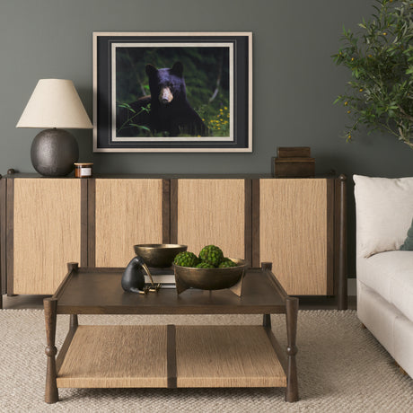 Bear by Chad Mackay a Framed Photo Art Print Matted under Glass from Mercana - Luna Furniture