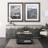 Silver and gold Inspiration II by Mercana Studio a Hand Embellished Textured Framed Art Print from Mercana - Luna Furniture