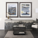 Silver and gold Inspiration III by Mercana Studio a Hand Embellished Textured Framed Art Print from Mercana - Luna Furniture