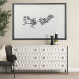 Cherry Blossom I by Mercana Studio a Hand Embellished Textured Framed Art Print Matted under Glass from Mercana - Luna Furniture
