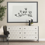 Magnolia II by Mercana Studio a Hand Embellished Textured Framed Art Print Matted under Glass from Mercana - Luna Furniture