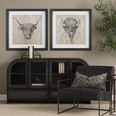 Sketch of Animal VIII by Mercana Studio Hand Embellished Framed Art Print Matted under Glass from Mercana - Luna Furniture