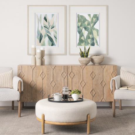 Variegated Patterns II by Mercana Studio Hand Embellished Framed Art Print Matted under Glass from Mercana - Luna Furniture