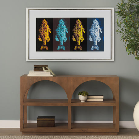 Largemouth Bass Print 4 in 1 by Simeng a Framed Art Print Matted under Glass from Mercana - Luna Furniture