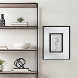 Botanical sketches I (Grey) by Mercana Studio Hand Embellished Framed Art Print Matted under Glass from Mercana - Luna Furniture