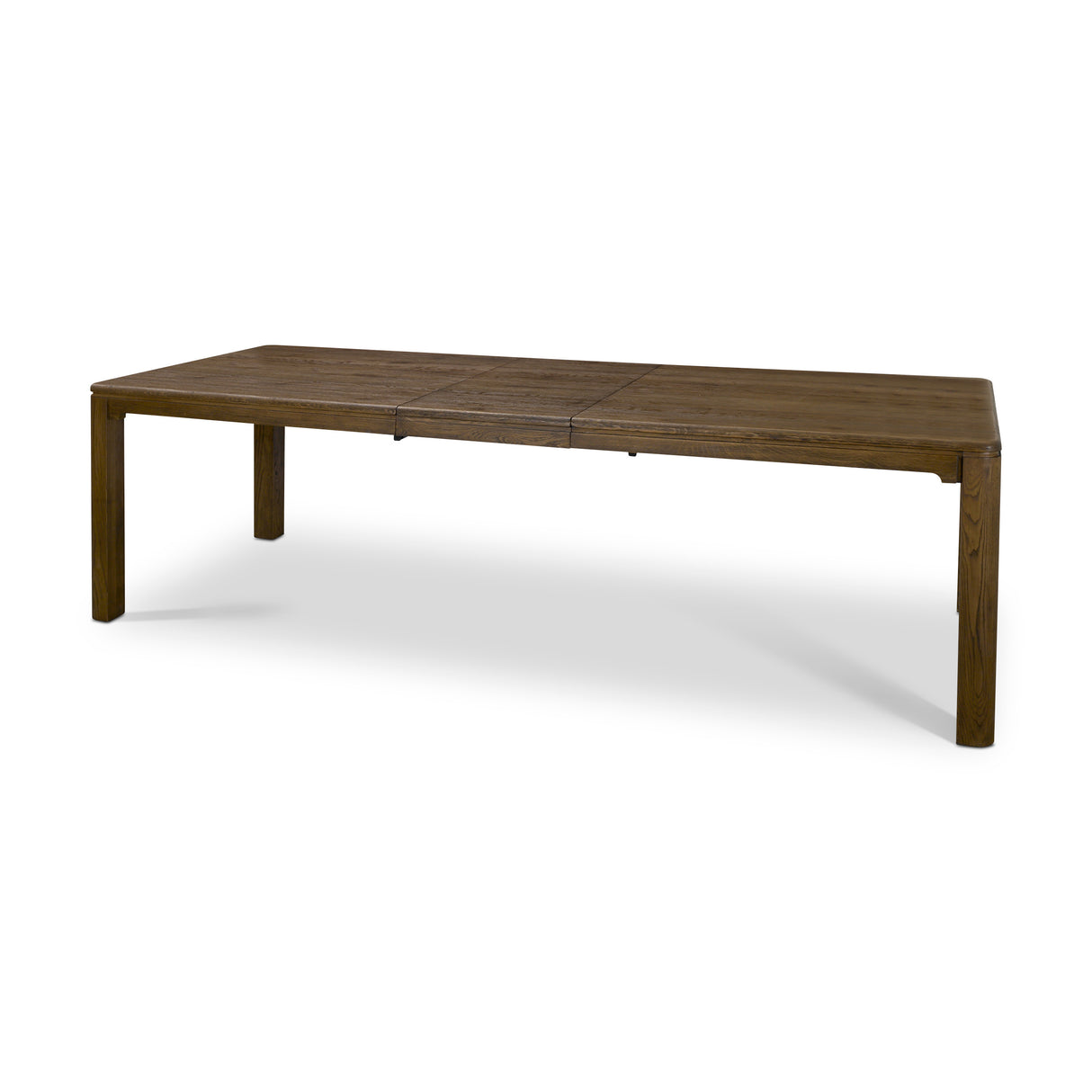 Kendrix 84" Dark Brown Oak Wood Extendable Rectangular Dining Table from Mercana - Luna Furniture