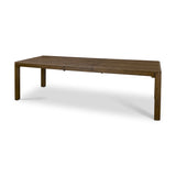 Kendrix 84" Dark Brown Oak Wood Extendable Rectangular Dining Table from Mercana - Luna Furniture