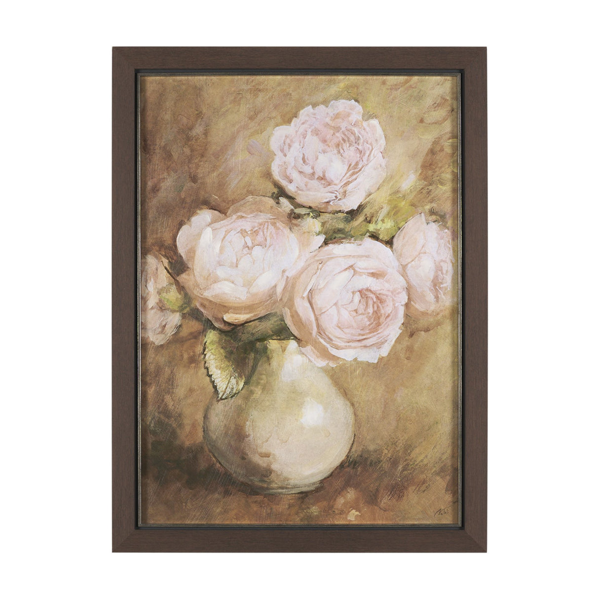 Fragrant Bloom by Mercana Studio Hand-Embellished Textured Framed Artwork Matted from Mercana - Luna Furniture