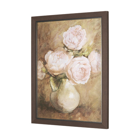 Fragrant Bloom by Mercana Studio Hand-Embellished Textured Framed Artwork Matted from Mercana - Luna Furniture