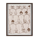 Overcoats by Mercana Studio Hand-Embellished Framed Artwork Matted under Glass from Mercana - Luna Furniture