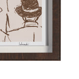 Overcoats by Mercana Studio Hand-Embellished Framed Artwork Matted under Glass from Mercana - Luna Furniture