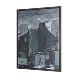 Community 4C by Mercana Studio Hand-Embellished Textured Framed Canvas Artwork from Mercana - Luna Furniture