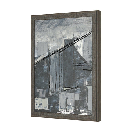 Community 1A by Mercana Studio Hand-Embellished Textured Framed Artwork Matted from Mercana - Luna Furniture