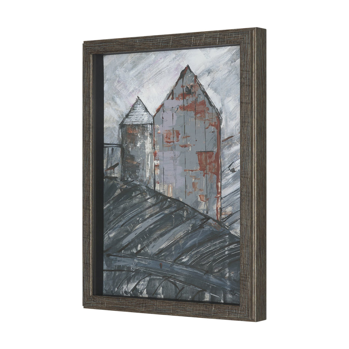Community 1B by Mercana Studio Framed Artwork Matted under Glass from Mercana - Luna Furniture