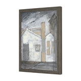 Community 1D by Mercana Studio Hand-Embellished Textured Framed Artwork Matted from Mercana - Luna Furniture