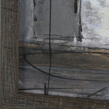 Community 1D by Mercana Studio Hand-Embellished Textured Framed Artwork Matted from Mercana - Luna Furniture