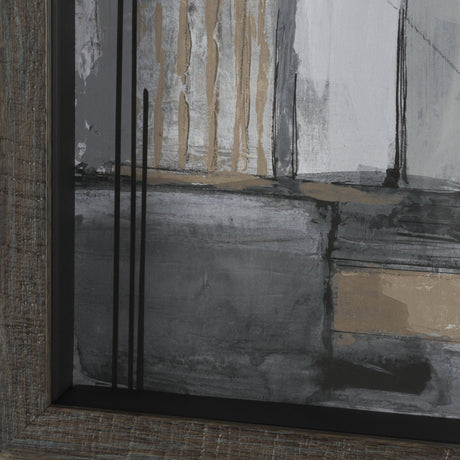 Community 2A by Mercana Studio Framed Artwork Matted under Glass from Mercana - Luna Furniture