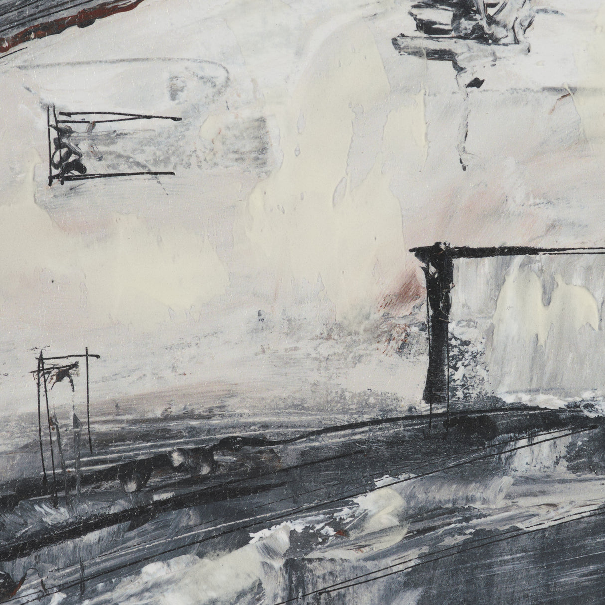 Community 2C by Mercana Studio Hand-Embellished Textured Framed Artwork Matted from Mercana - Luna Furniture