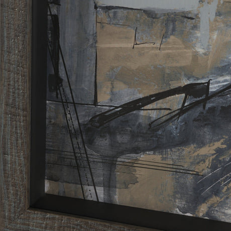 Community 3B by Mercana Studio Framed Artwork Matted under Glass from Mercana - Luna Furniture