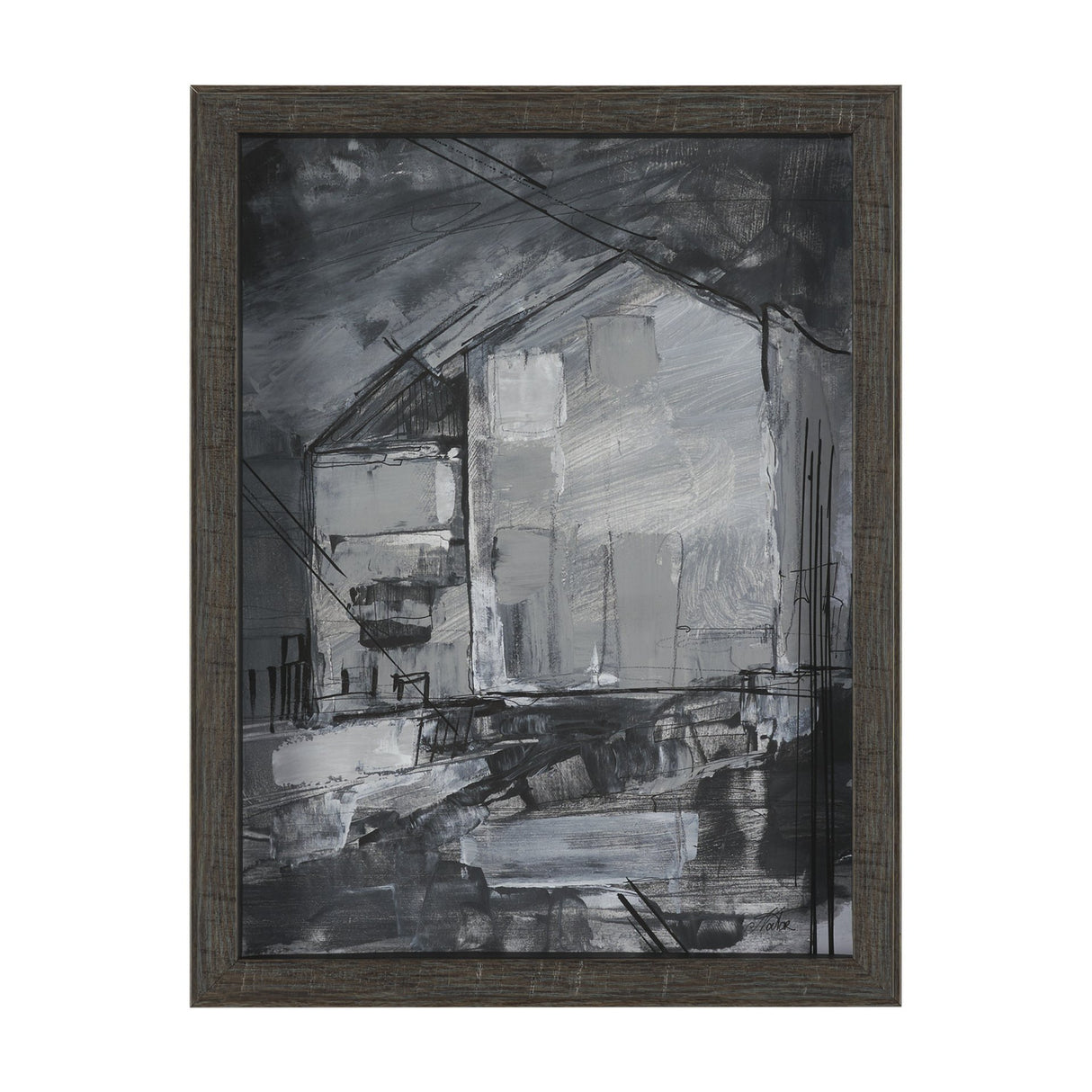 Community 3C by Mercana Studio Framed Artwork Matted under Glass from Mercana - Luna Furniture