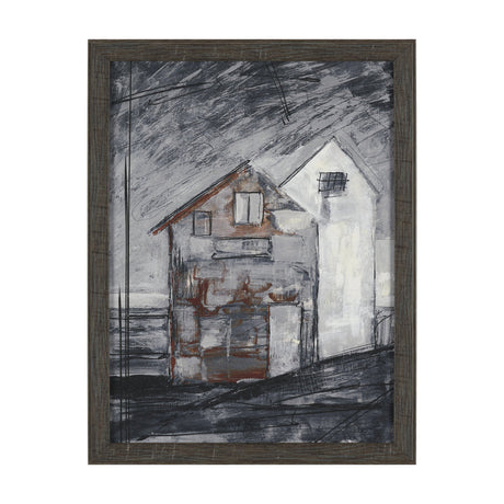 Community 3D by Mercana Studio Hand-Embellished Textured Framed Artwork Matted from Mercana - Luna Furniture